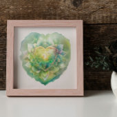 Hart Chakra Waterverf Schilderen Perfect Poster