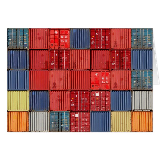 Hart container voor verzending (Voorkant Horizontaal)