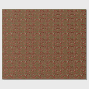 Hart Cupbloemen Cadeaupapier