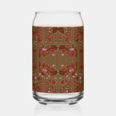 Hart Cupflowers Blikvorm Glas (Links)