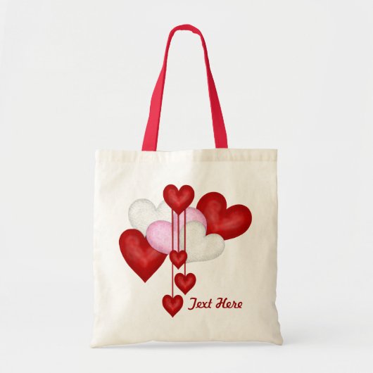 Hart Decor - Aanpassen Tote Bag (Voorkant)