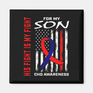 Hart defect CHD Bewustzijn Zoon Amerikaanse vlag Magneet