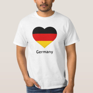 Hart - Duitse vlag T-shirt