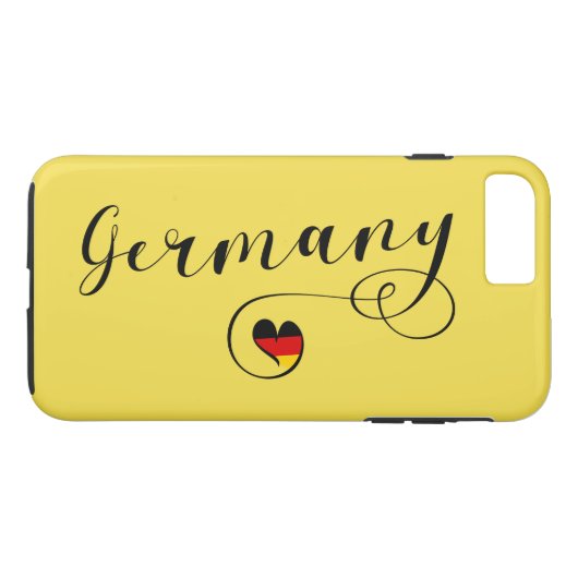 Hart Duitsland Cel Phone Case, Duits Case-Mate iPhone Case (Achterkant (Horizontaal))