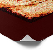 Hart en bloedvaten, bruin canvas poster (Hoek)