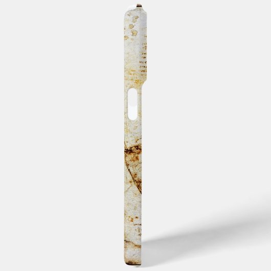 Hart en bloedvaten, perkamentmonogram Case-Mate iPhone case (Achterkant / Rechts)