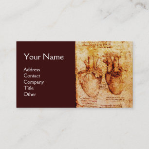 Hart en bloedvaten, radioloog monogram visitekaartje