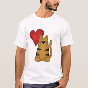 Hart en de de Gestreepte T-shirts en Giften van de