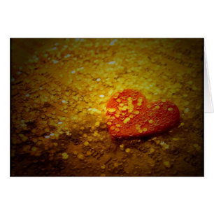 Hart en glitter op de pagina Nog steeds leven