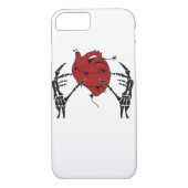 Hart en handen - Skelet Hart Handen Case-Mate iPhone Case (Achterkant)