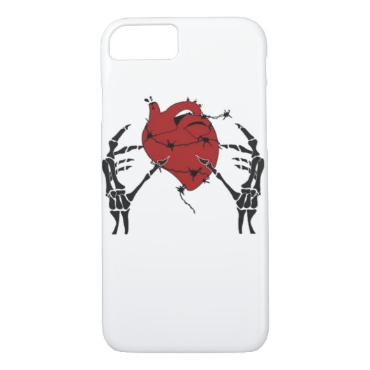 Hart en handen - Skelet Hart Handen Case-Mate iPhone Case (Achterkant)