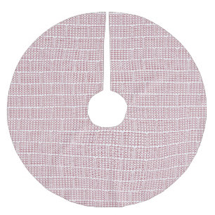 Hart en klein Stip Rood en wit ontwerp Kerstboom Rok