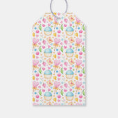 Hart- en liefdesvriendelijke Waterverf Cadeaulabel (Achterkant)