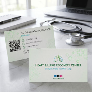 Hart- en longherstelttherapie Lichtgroen Visitekaartje