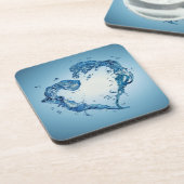 Hart- en rivierriemen bier onderzetter (Linkerzijde)