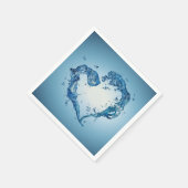 Hart- en rivierriemen servetten (Hoek)