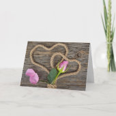 Hart en Roos van de wedloop Kaart (Voorkant)