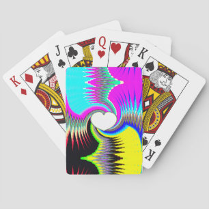 Hart en spiraal pokerkaarten