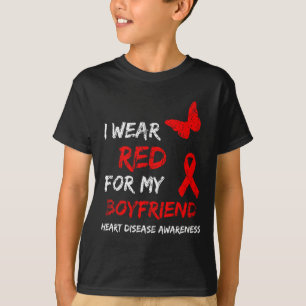 Hart- en vaatziekten Bewustzijn Ik Draag voor mijn T-shirt