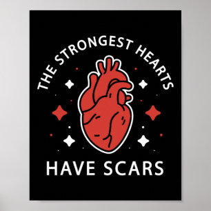 Hart- en vaatziekten Warrior CHD Awareness Poster