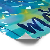 Hart en ziel: Abstract minimalistisch Poster (Hoek)