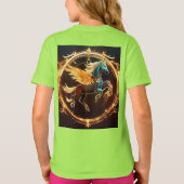 Hart en zwaard grafisch T-shirt (Achterkant)