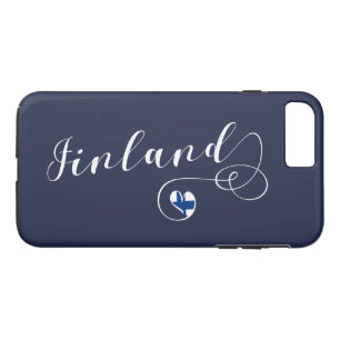 Hart Finland Mobile Phone Case, Fins iPhone 8 Plus / 7 Plus Hoesje