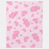 hart fleece deken (Voorkant)