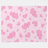 hart fleece deken (Voorkant (Horizontaal))