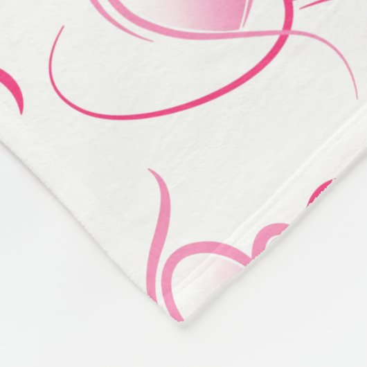 hart fleece deken (Hoek)