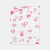 hart fleece deken (Voorkant)