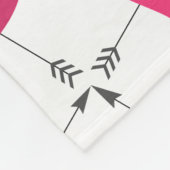 hart fleece deken (Hoek)