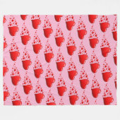 hart fleece deken (Voorkant (Horizontaal))