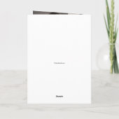 Hart Floral-Wenskaart Kaart (Achterkant)