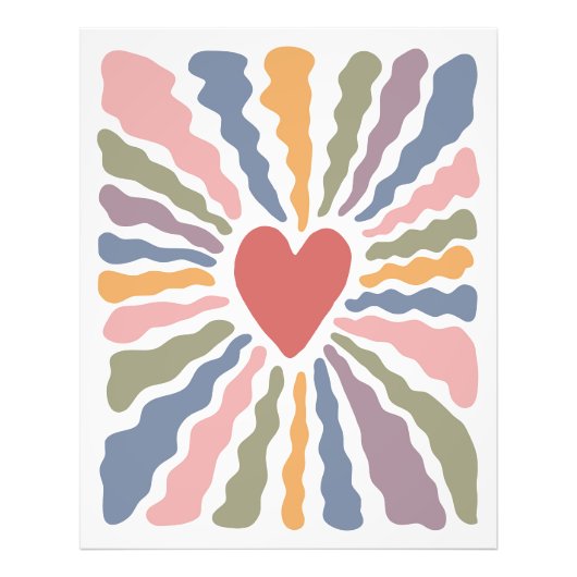 Hart Foto Afdruk (Voorkant)