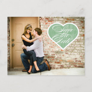 Hart    Foto Save the Date Briefkaart