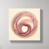 Hart Fractal Canvas Afdruk (Voorkant)