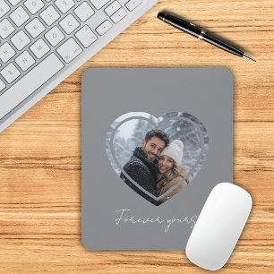 Hart Frame Aangepaste Foto Muismat