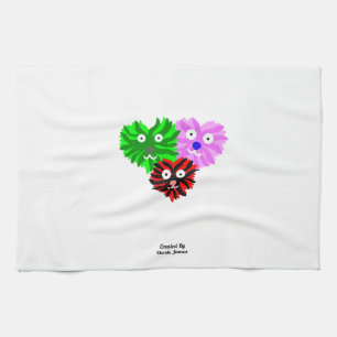 Hart Fuzzies Keukenhanddoek