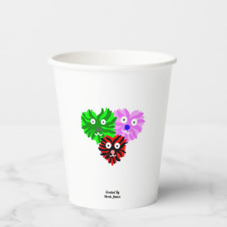 Hart Fuzzies Papieren Bekers