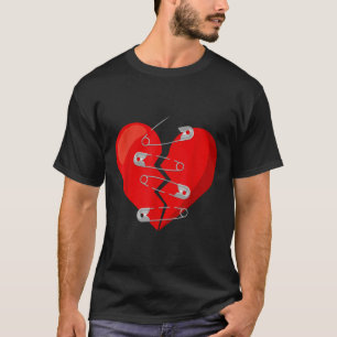 Hart gebroken &versterker; Veiligheidsspelden Anti T-shirt
