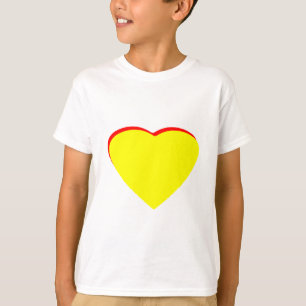 Hart Geel Rood Bruiloftsuitnodiging Het MUSEUM Zaz T-shirt