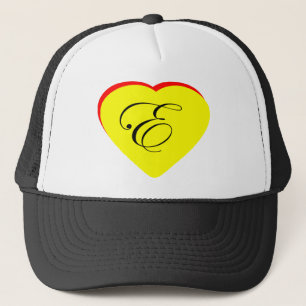 Hart Geel Rood E Huwelijksuitnodiging Het MUSEUM Z Trucker Pet