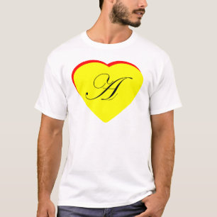 Hart Geel Rood Een bruiloft Uitnodiging Het MUSEUM T-shirt