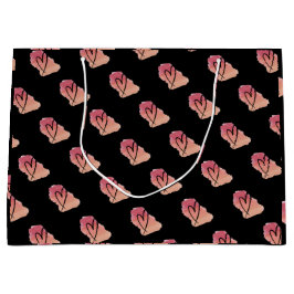 Hart geschenkzak groot cadeauzakje