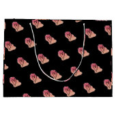 Hart geschenkzak groot cadeauzakje (Achterkant)