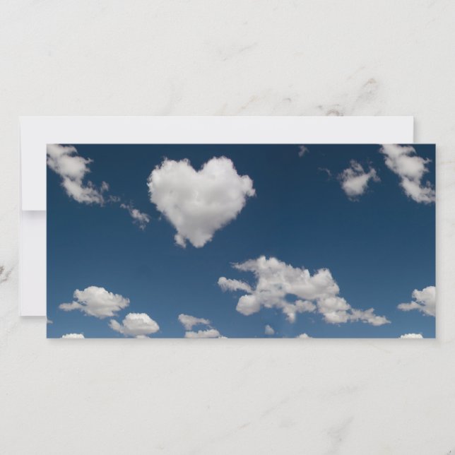 Hart gevormde wolk (Voorkant)