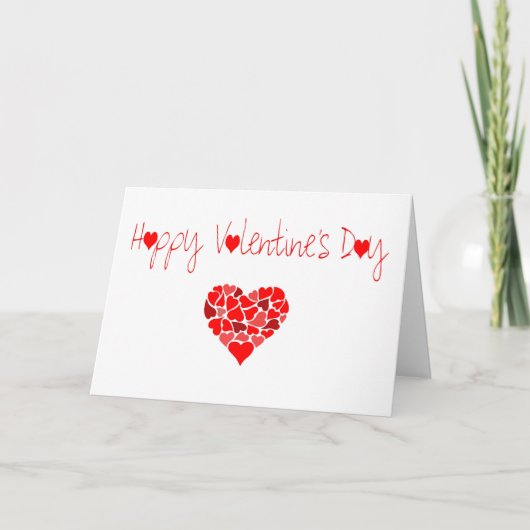 HART GEVULD LIEFDE VALENTIJN KAART (Voorkant)