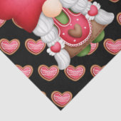 Hart Gnome Kleur aanpassen Tissuepapier (Detail)