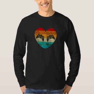 Hart Grappige Gaming Speler Controller Video G T-shirt